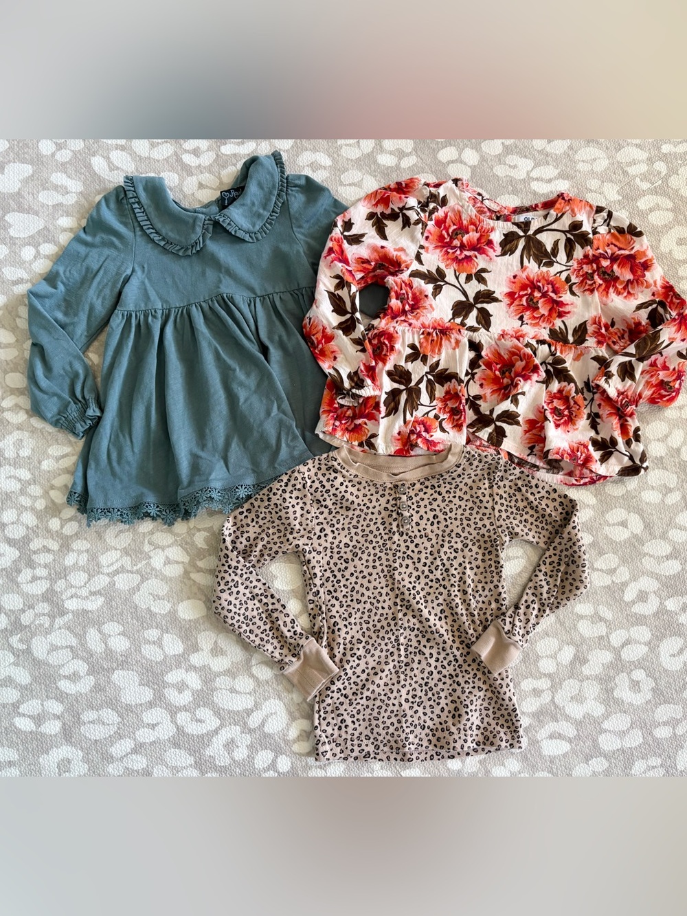 3T girls long sleeve tops